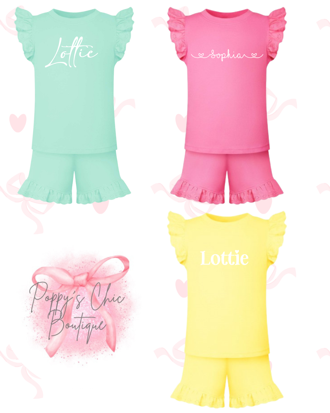 Personalised frill set