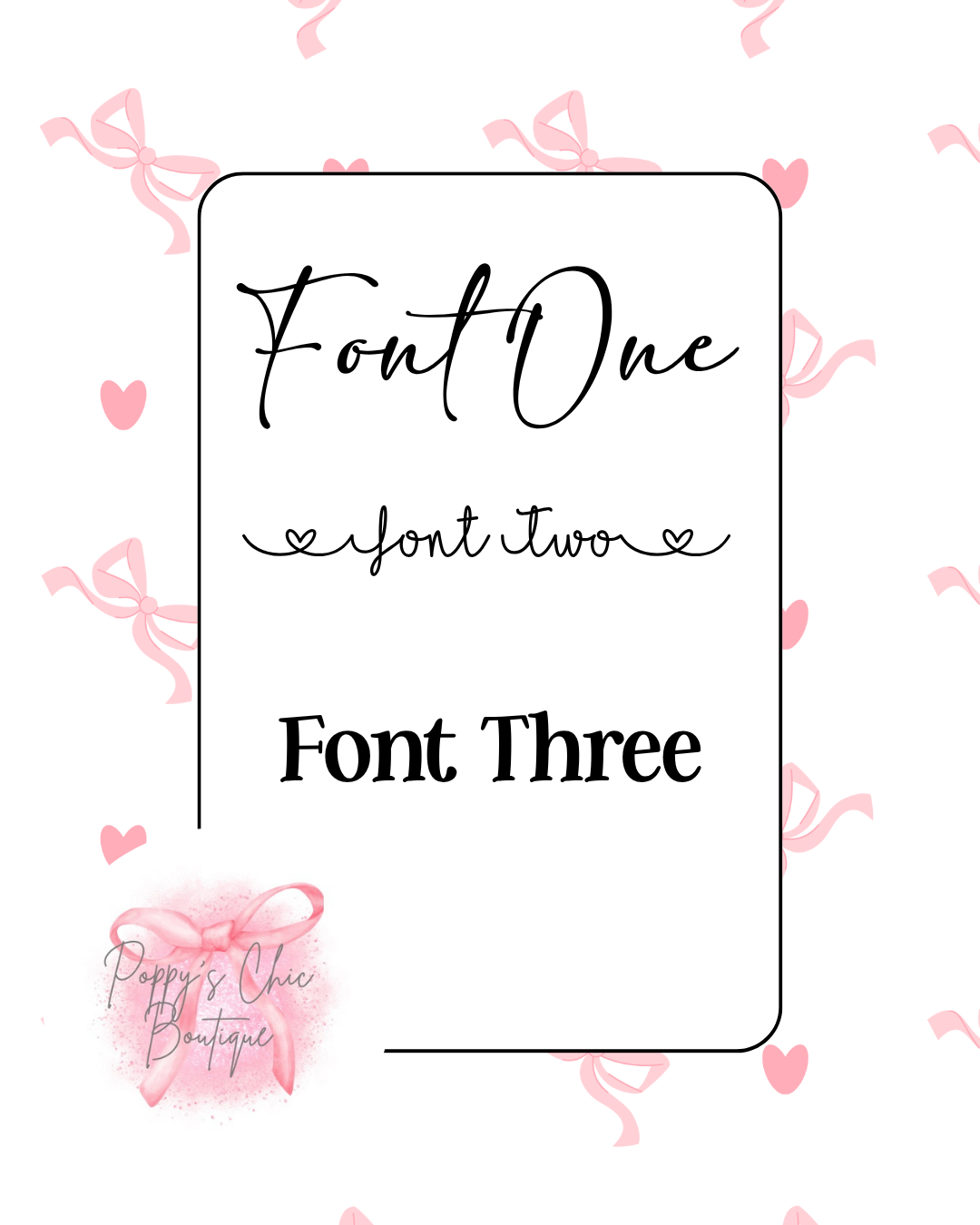 Personalised frill set
