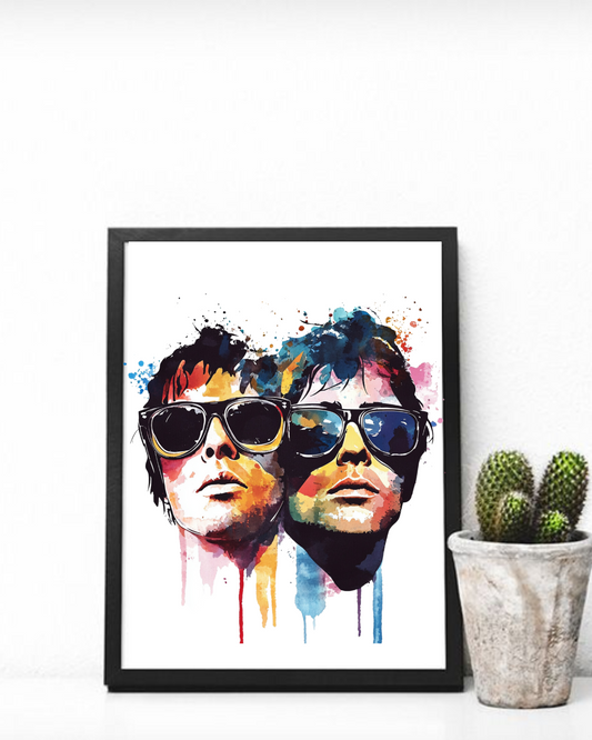 Oasis portrait print