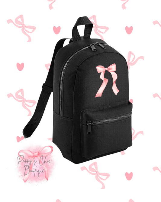 Pink Ribbon Mini Backpack