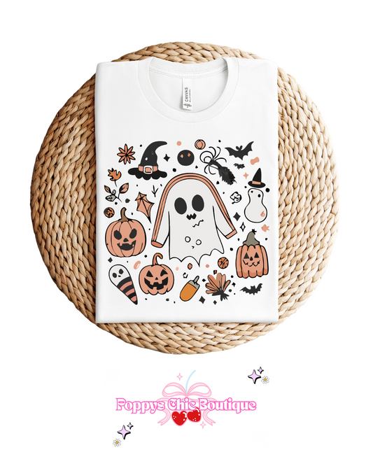Cute Spooky Print Tee