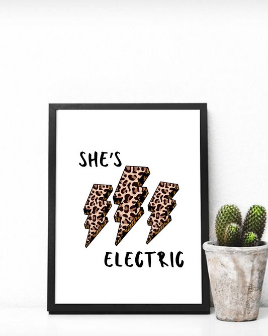 Leopard Electric print