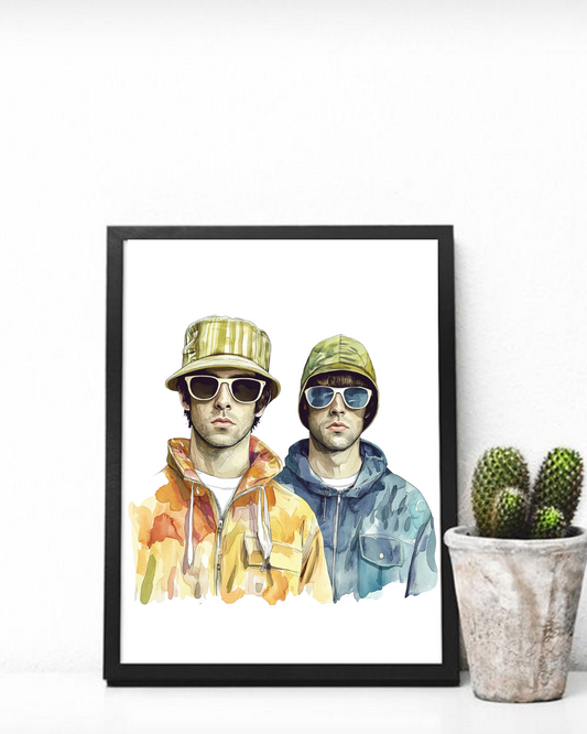 Liam and Noel print