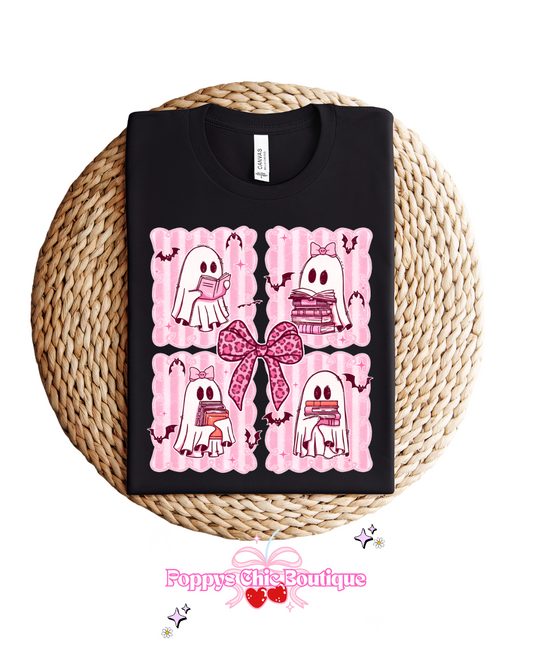 Black Ghost Stamps tee