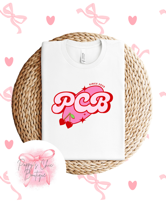 PCB Pinky Print White Tee