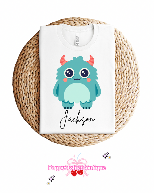 Monster tee personalised