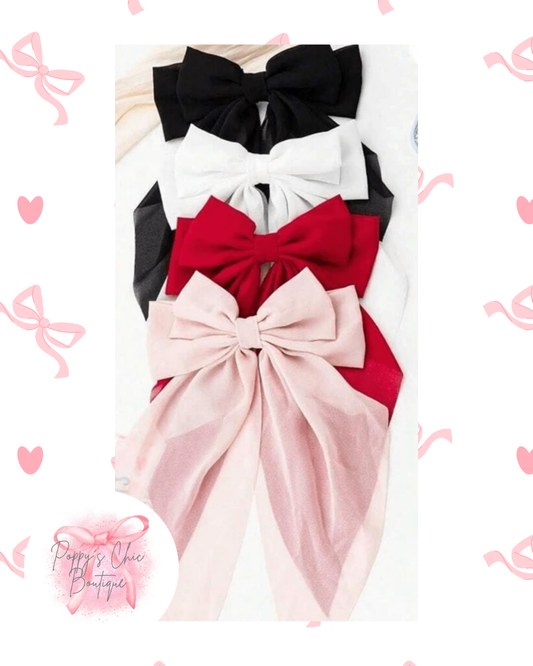 Satin Hair Bow